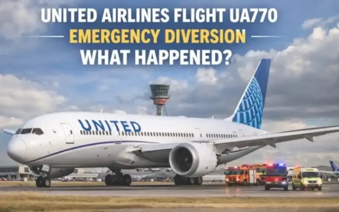 United Airlines Flight UA770 Emergency Diversion